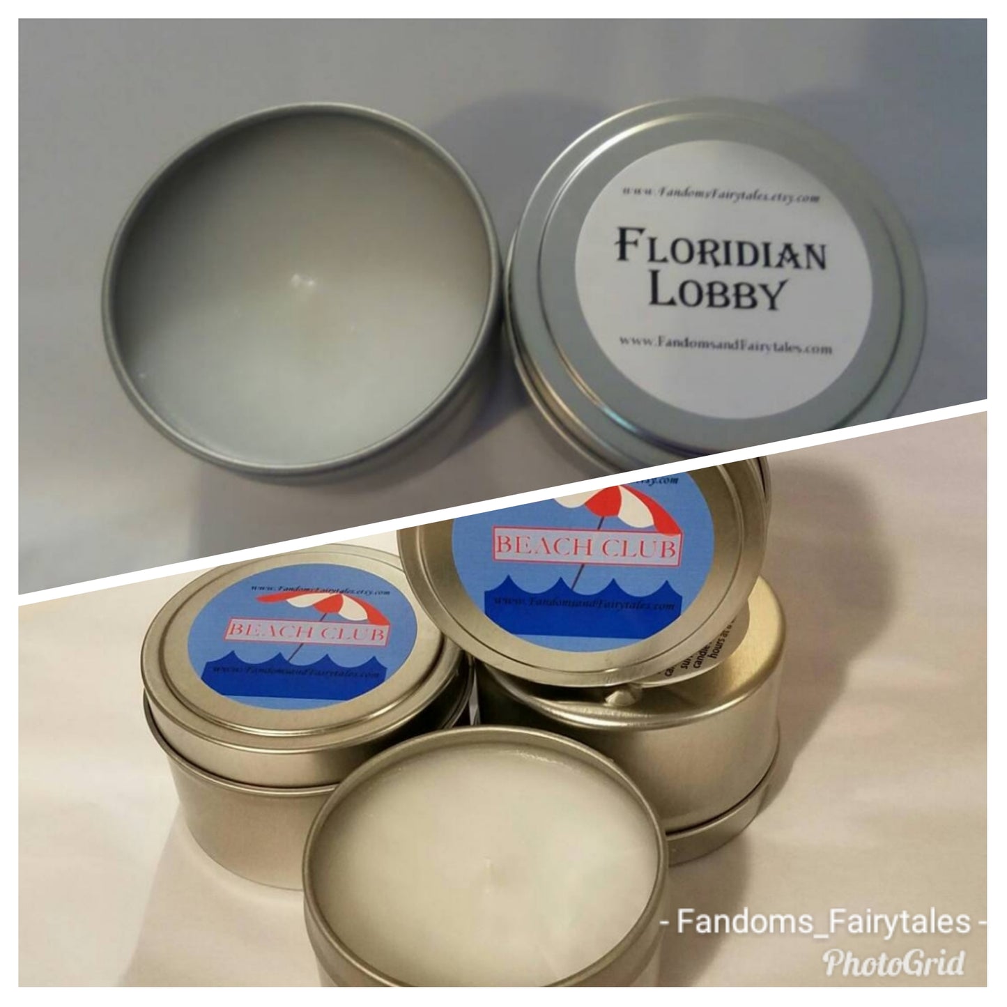 Resort Lobby Scented Candles - BULK PRICING - Floridian Lobby - Beach Club Lobby - Green Clover and Aloe Scented