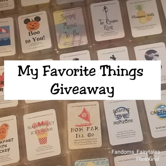 My Favorite Things Giveaway - August 2019