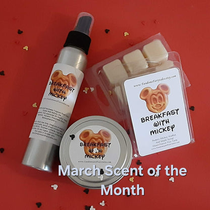 Breakfast with Mickey - Mickey Waffle candles, wax melts or room spray