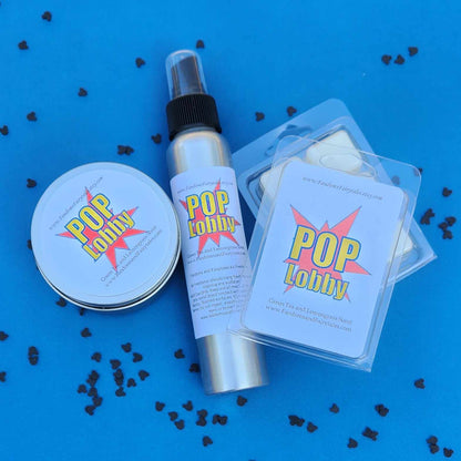 Pop Lobby Scent candles, wax melts or room spray