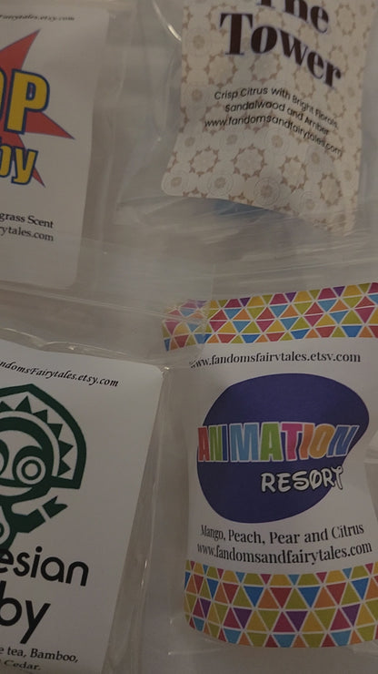 Magical Resorts Sampler- Sample Sizes of our Resort Collection Wax Melts