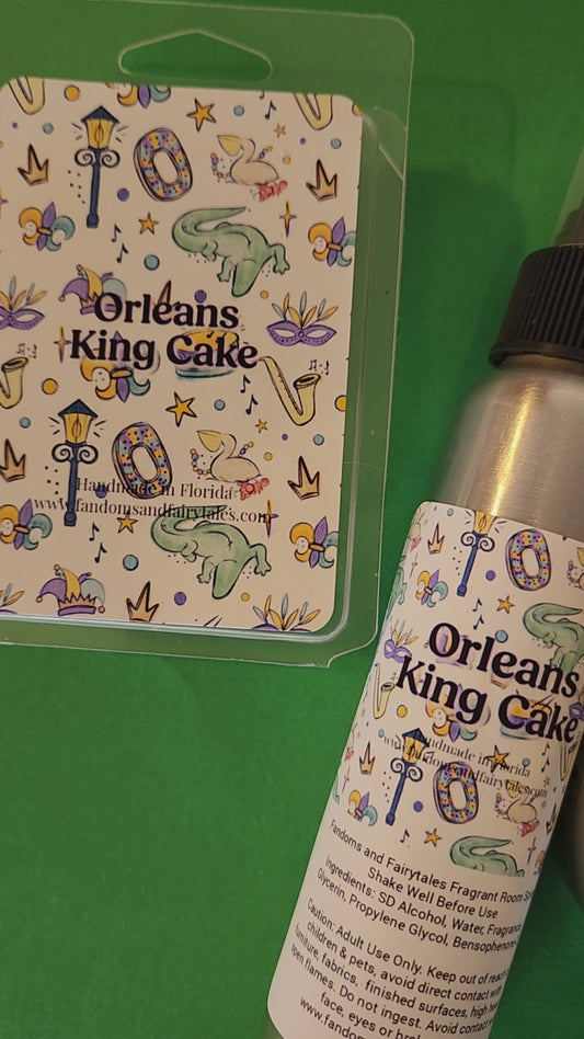 Orleans King Cake Wax Melts, Candles, or Room Spray