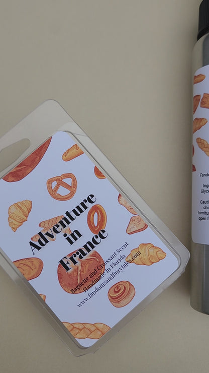 Adventure in France wax melts, Room Spray or Candle