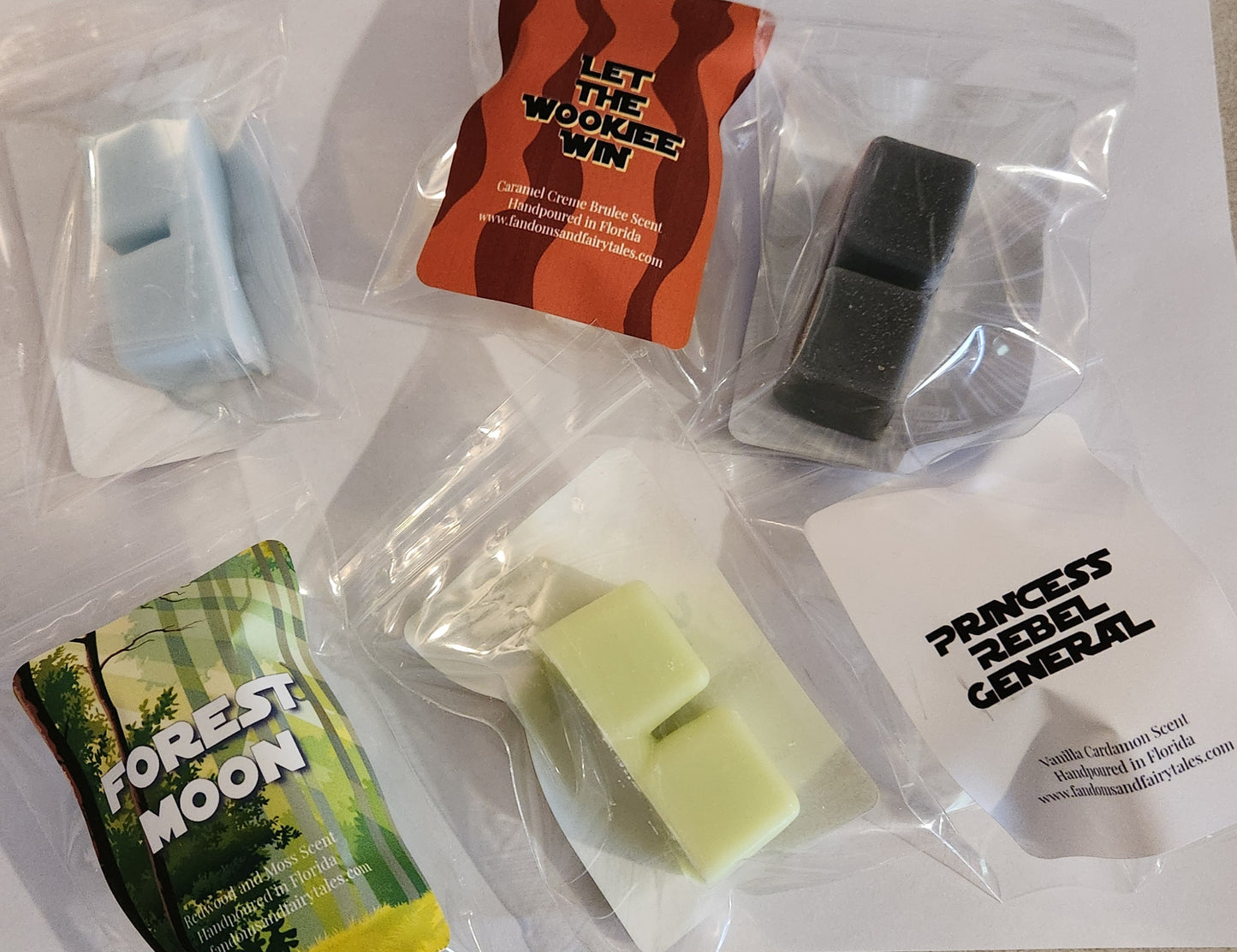 A Galaxy Far Far Away Wax Melt Sampler Set - 6 Wax Melt Samples