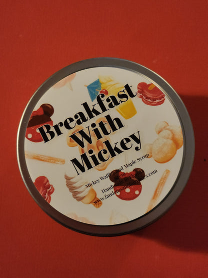 March 2026 Scent of the Month Breakfast with Mickey - Mickey Waffle candles, wax melts or room spray