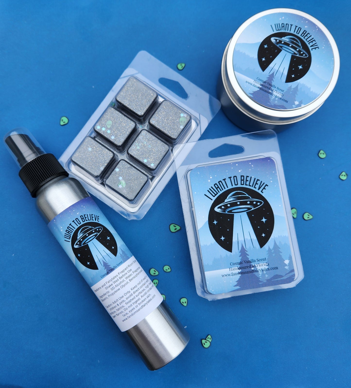 I Want to Believe  wax melts, Room Spray or Candle