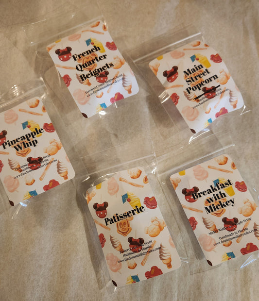 Magical Theme Park Snacks Mini Waxt Melt Sampler