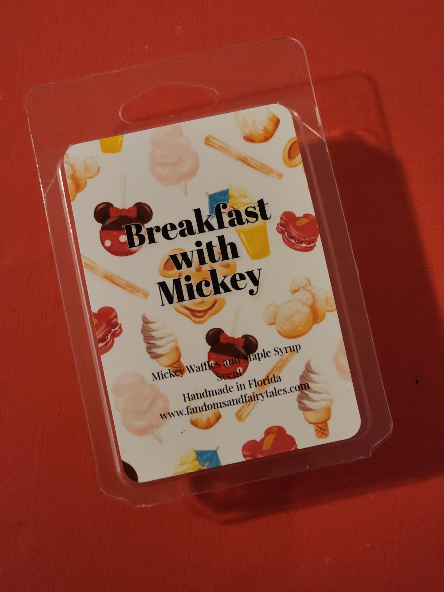 March 2026 Scent of the Month Breakfast with Mickey - Mickey Waffle candles, wax melts or room spray