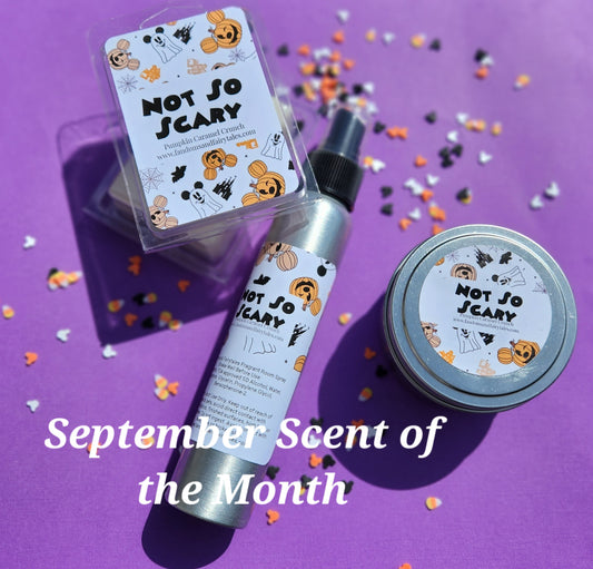 Not so Scary Pumpkin Caramel Crunch Wax Melts and Candles.