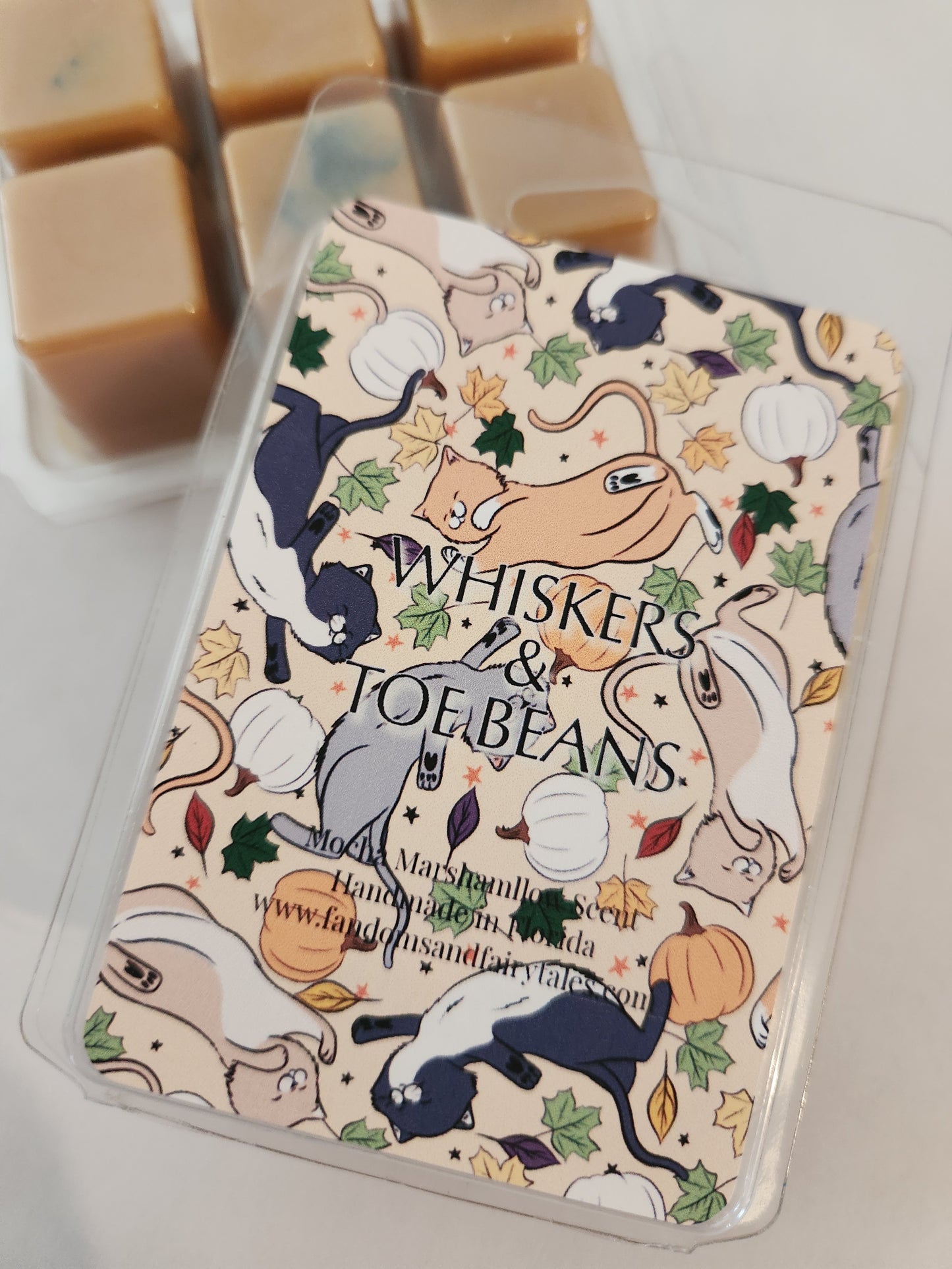 Whiskers and Toe Beans wax melts, Room Spray or Candle