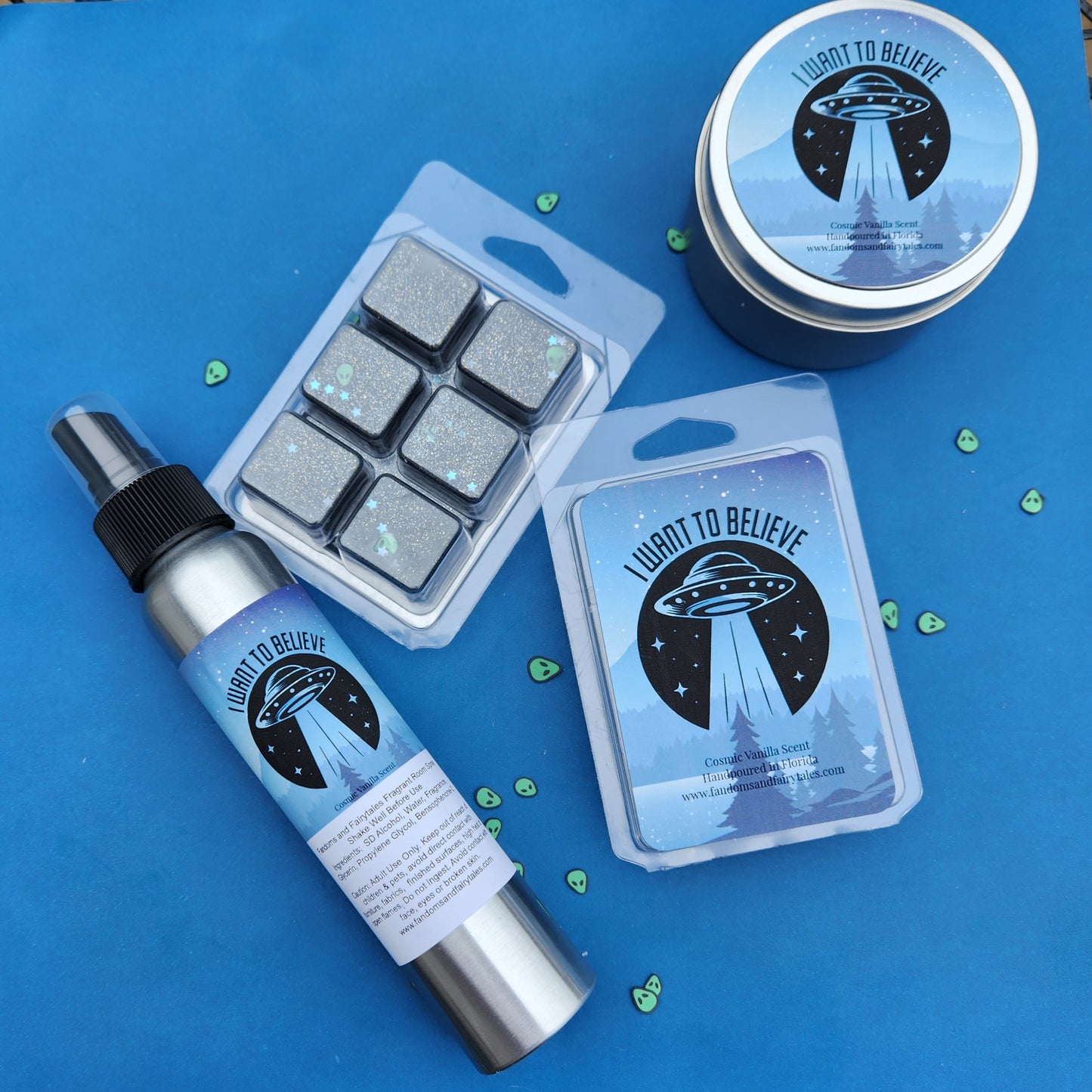 I Want to Believe  wax melts, Room Spray or Candle