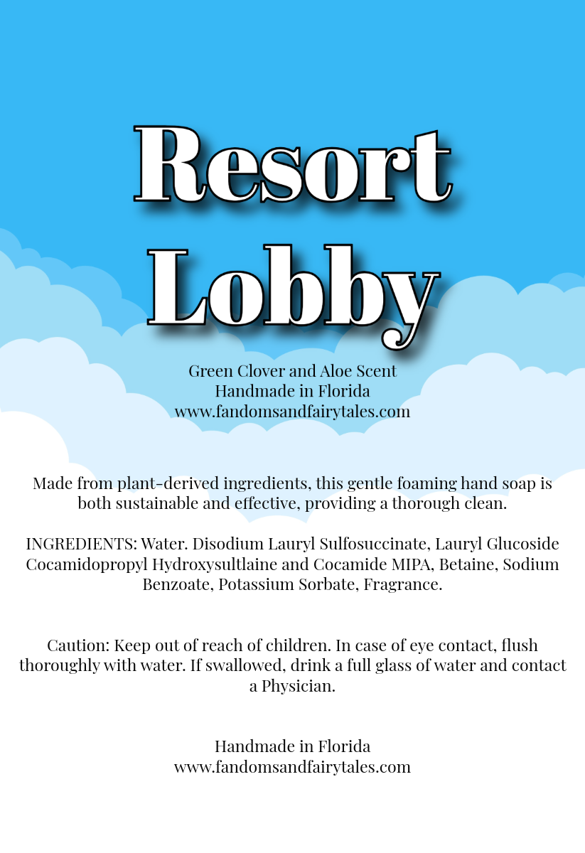 New! Magical Theme Park Scented Foaming Hand Soap