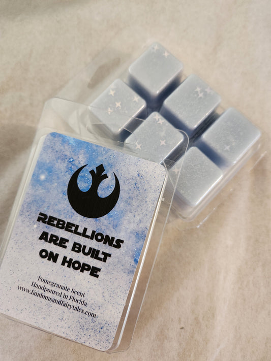 Rebellions are Built on Hope wax melts, Room Spray or Candle