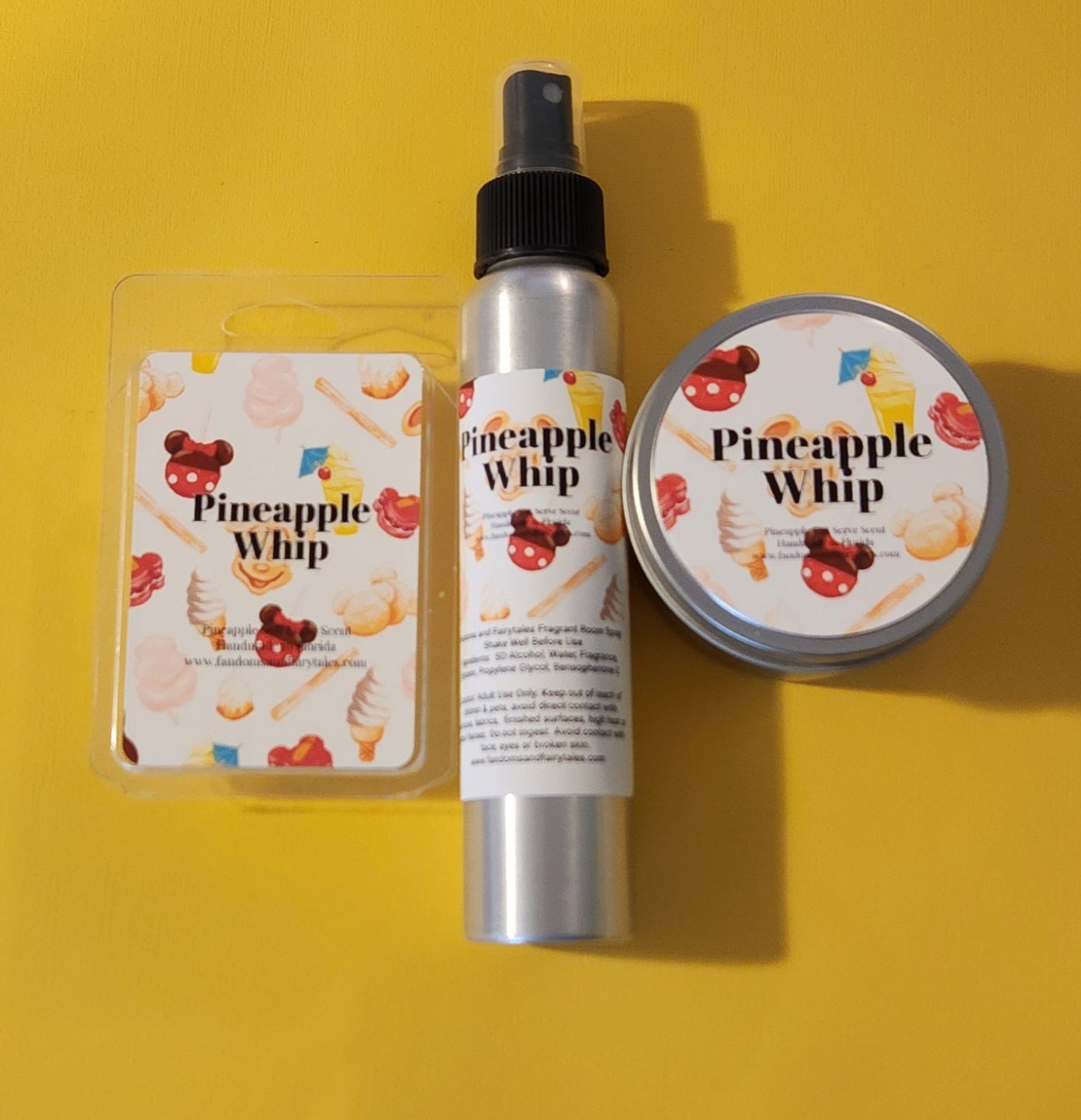 Pineapple Whip Wax Melts, Room Spray or Candle