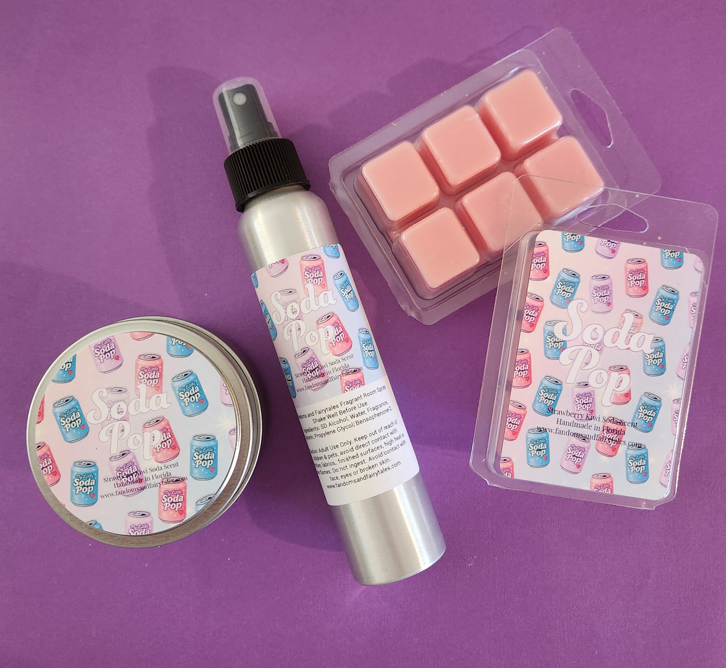 Soda Pop or Golden Wax Melts, Candles or Room Sprays