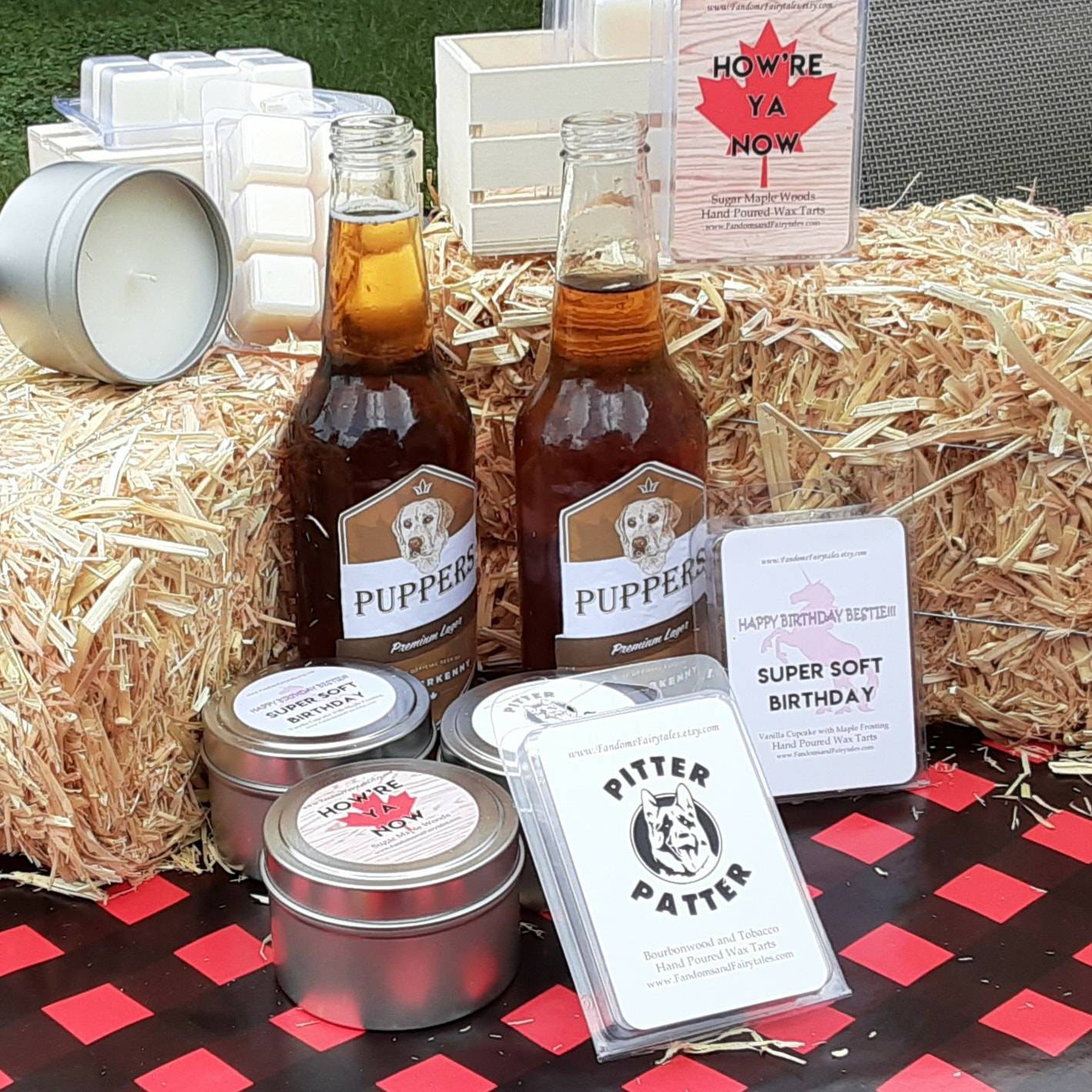 Letterkenny Inspired Wax Melts and Candles - Pitter Patter, How're Ya Now, Super Soft Birthday