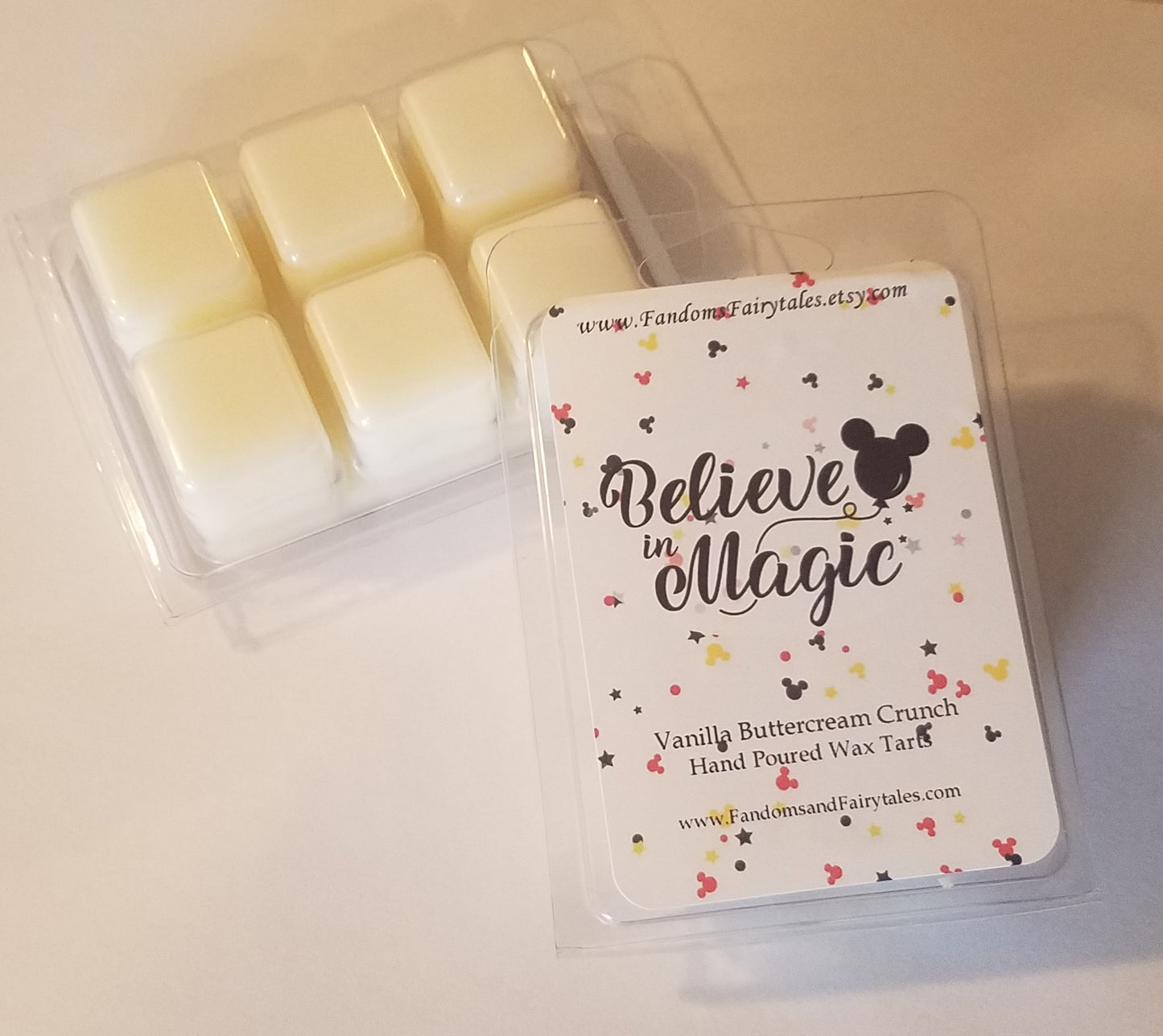 Believe in Magic Wax Melts and Candles - Vanilla Buttercream Crunch Scented
