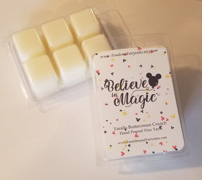 Believe in Magic Wax Melts and Candles - Vanilla Buttercream Crunch Scented