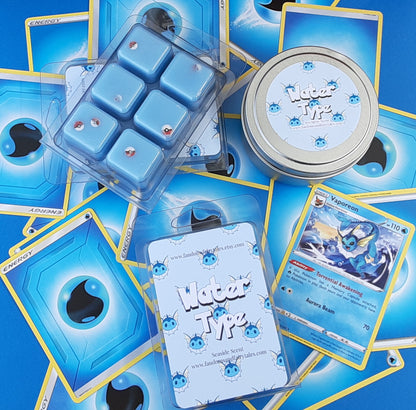Eeveelutions Collection Scented Wax Tart - Poke Wax melts - Candles - Room Spray Fairy Type, Water Type, Ice Type, Fire Type