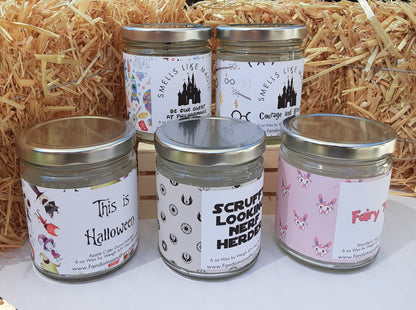 PREORDER Large Candles 7 oz wax by weight Recycled Glass Jar Candles - Limited Qty Available