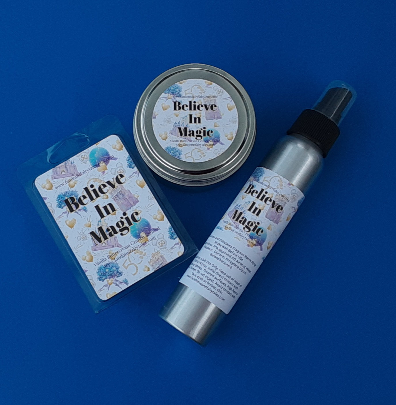 Believe in Magic Wax Melts and Candles - Vanilla Buttercream Crunch Scented