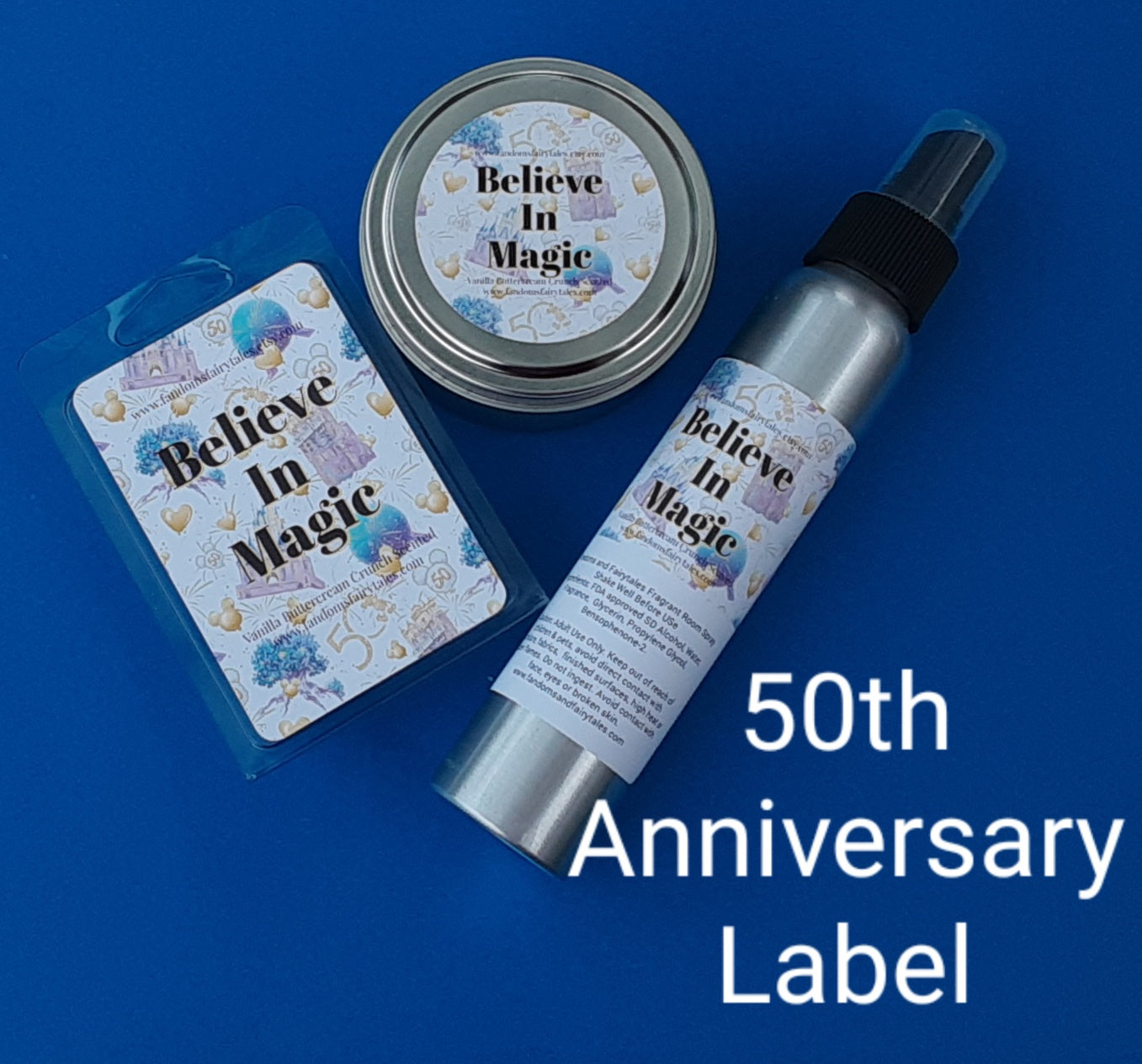 Believe in Magic Wax Melts and Candles - Vanilla Buttercream Crunch Scented