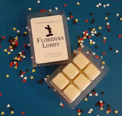 January 2026 Scent of the Month Floridian Lobby Scent candles, wax melts or room spray