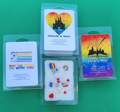 Equality is Magic, wax melts, room Spray and candles