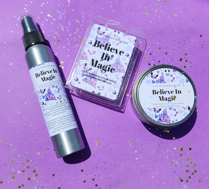 Believe in Magic Wax Melts and Candles - Vanilla Buttercream Crunch Scented
