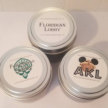 Magical Theme Park Scent Candle Tins