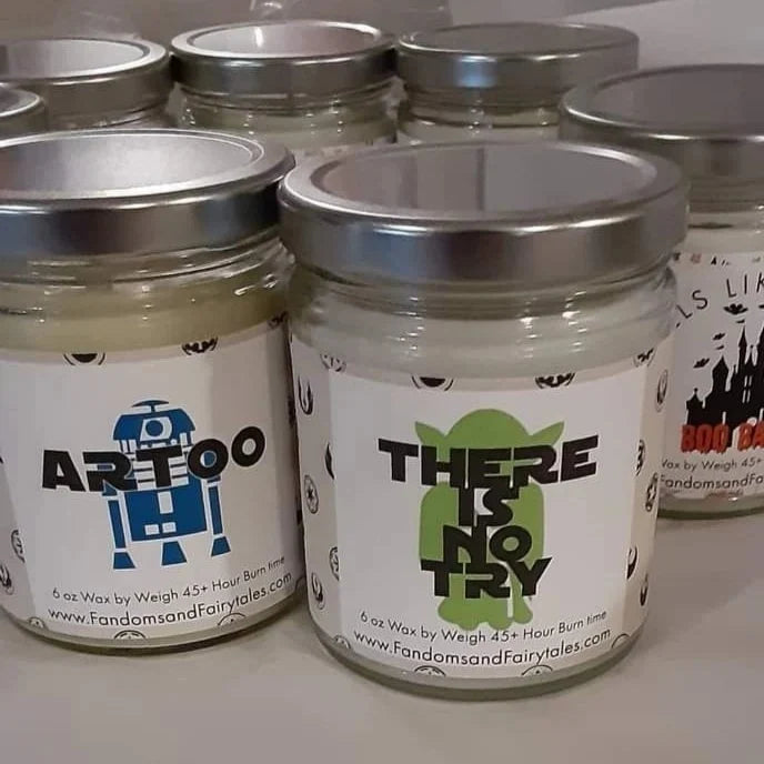 PREORDER Large Candles 7 oz wax by weight Recycled Glass Jar Candles - Limited Qty Available