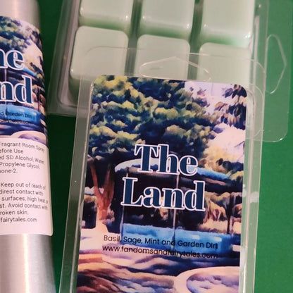 The Land Scent candles, wax melts or room spray