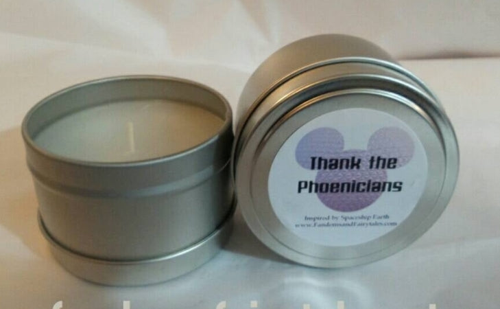 Thank the Phoencians candles, wax melts or room spray