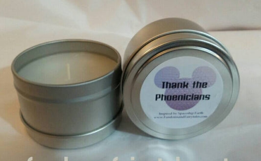 Thank the Phoencians candles, wax melts or room spray
